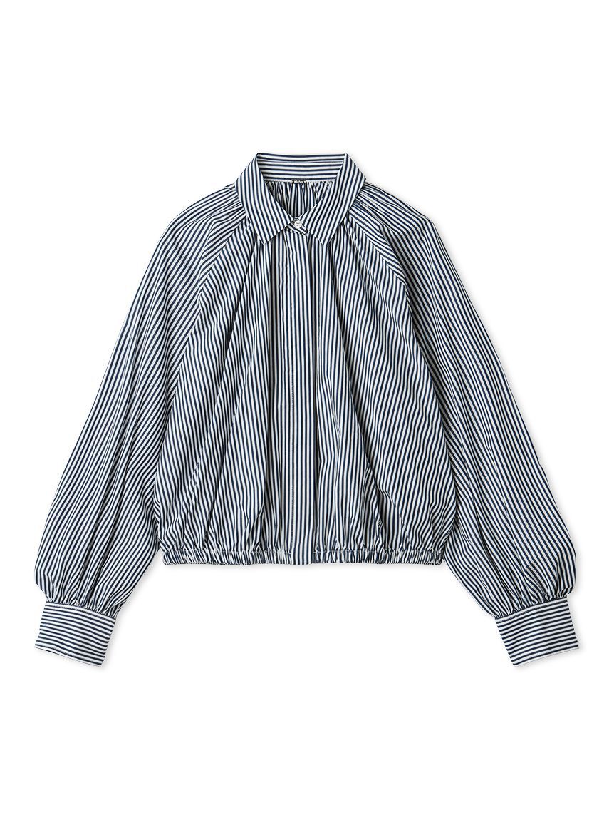 Mila Owen「クロップドギャザーバルーンシャツ」|シャツ・ブラウス|