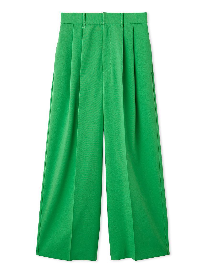 Mila Owen「ドライタッチ２タックワイドパンツ」|チノ|