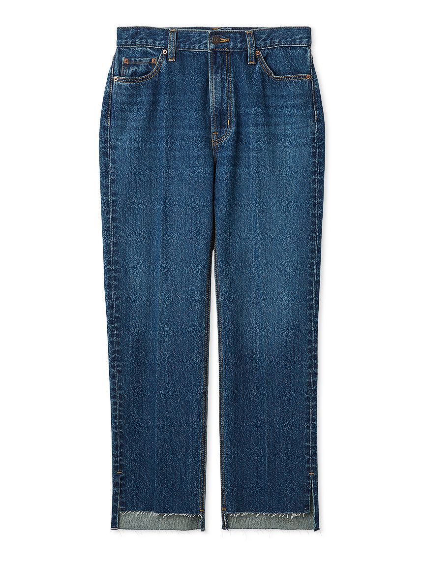 Mila Owen「【MILA PANTS】裾段差テーパードデニムパンツ」|デニム|