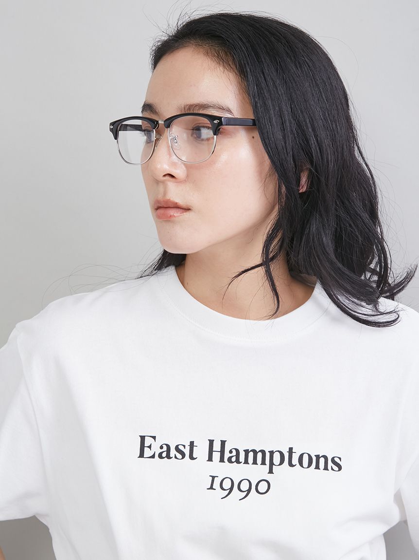 Mila Owen「ハーフリムフレームダテメガネ」|メガネ|