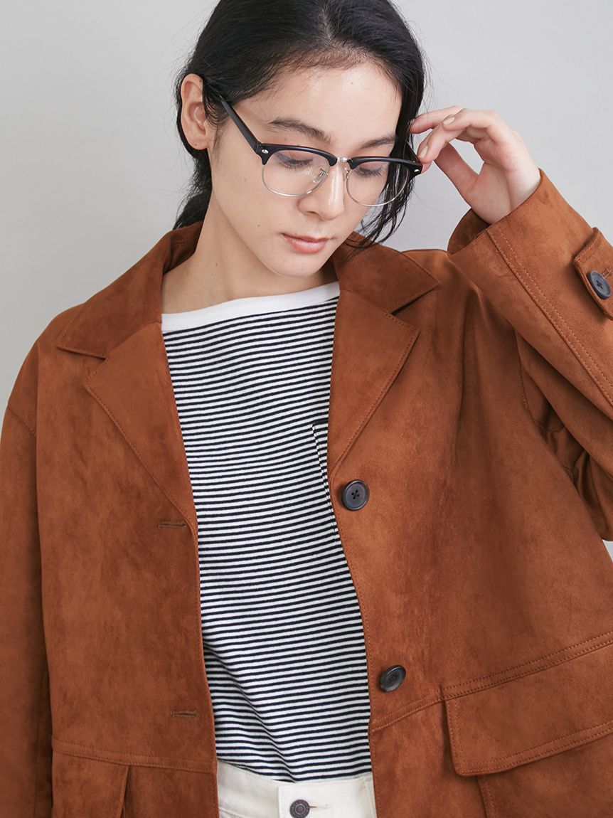 Mila Owen「ハーフリムフレームダテメガネ」|メガネ|