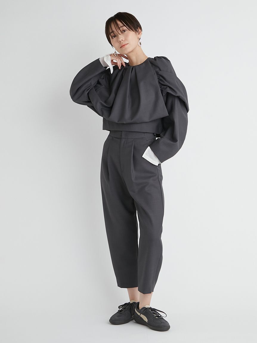 emmi atelier「【emmi atelier】金子綾 コラボコクーンパンツ」|チノ|