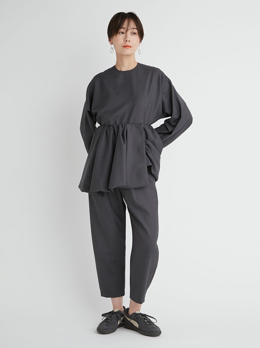 emmi atelier「【emmi atelier】金子綾 コラボコクーンパンツ」|チノ|