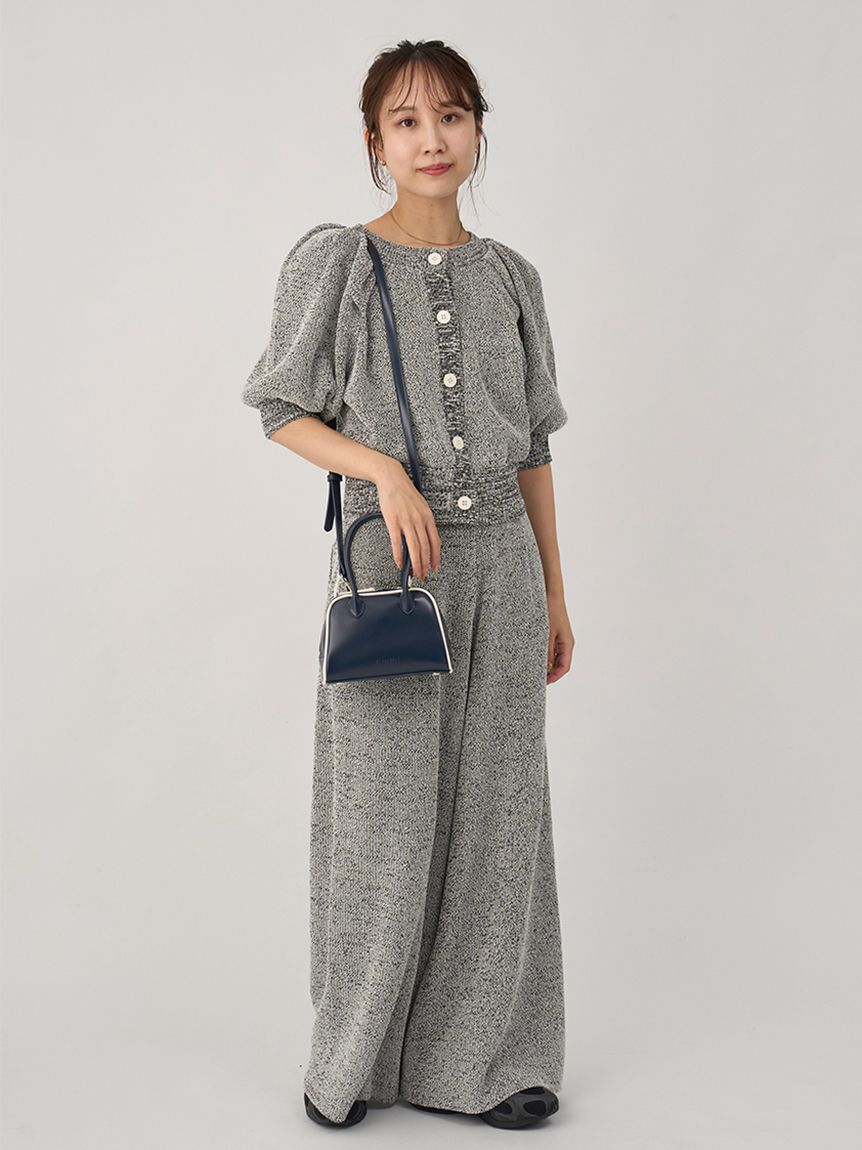 emmi atelier「ニットイージータックパンツ」|チノ|