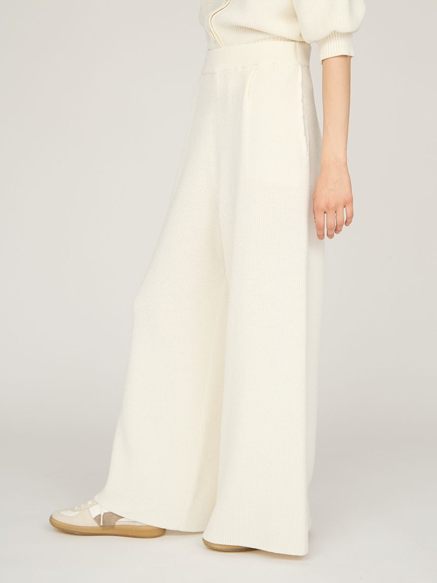 emmi atelier「ニットイージータックパンツ」|チノ|