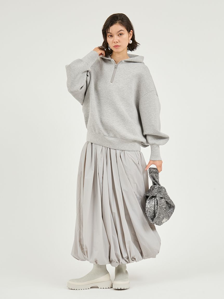 emmi atelier「ダンボールフーディ&times;スカートセット」|ワンピース|