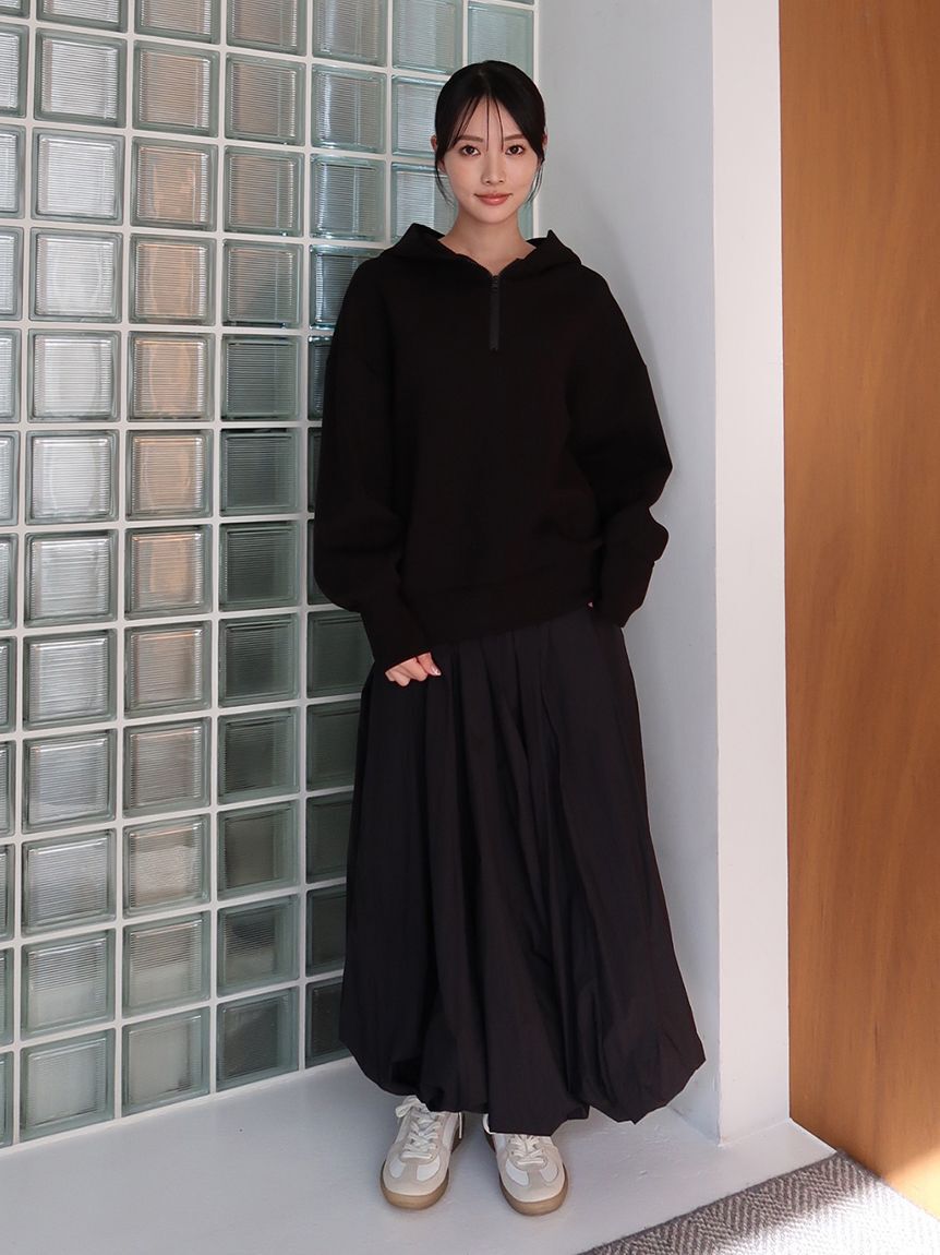 emmi atelier「ダンボールフーディ&times;スカートセット」|ワンピース|