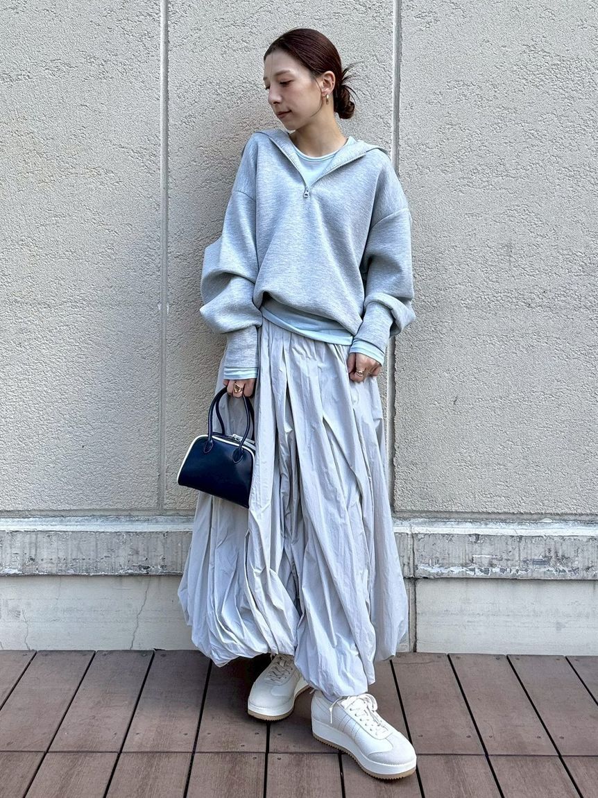 emmi atelier「ダンボールフーディ&times;スカートセット」|ワンピース|