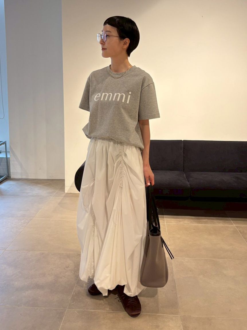 emmi atelier「ドロストバルーンスカート/撥水」|スカート|