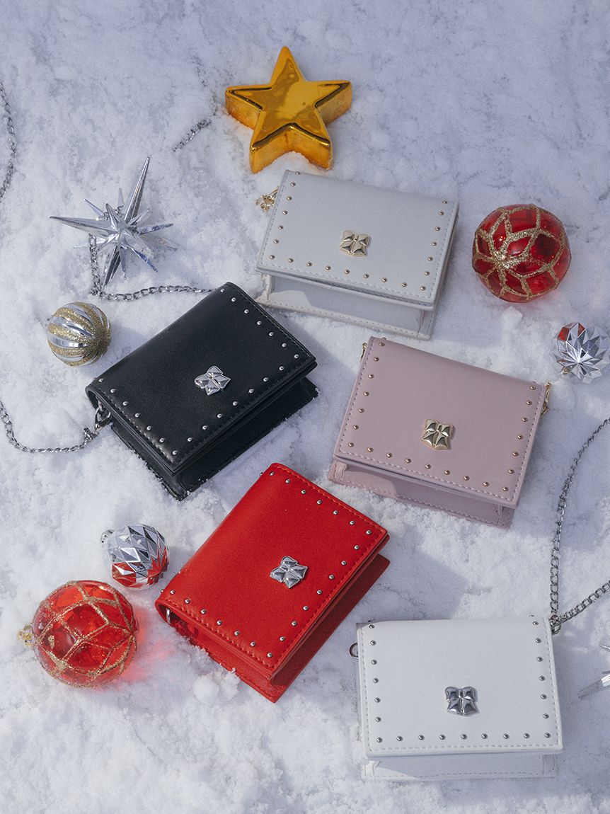 FURFUR「【限定カラー】リボンカシメミニウォレットショルダー」|財布|