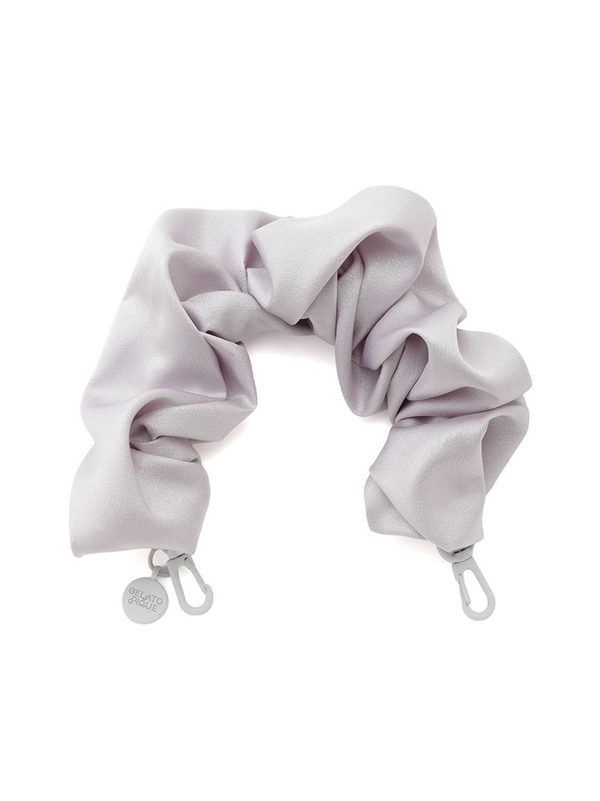 gelato pique「サテンギャザーハンドルストラップ」|キーケース|SLV