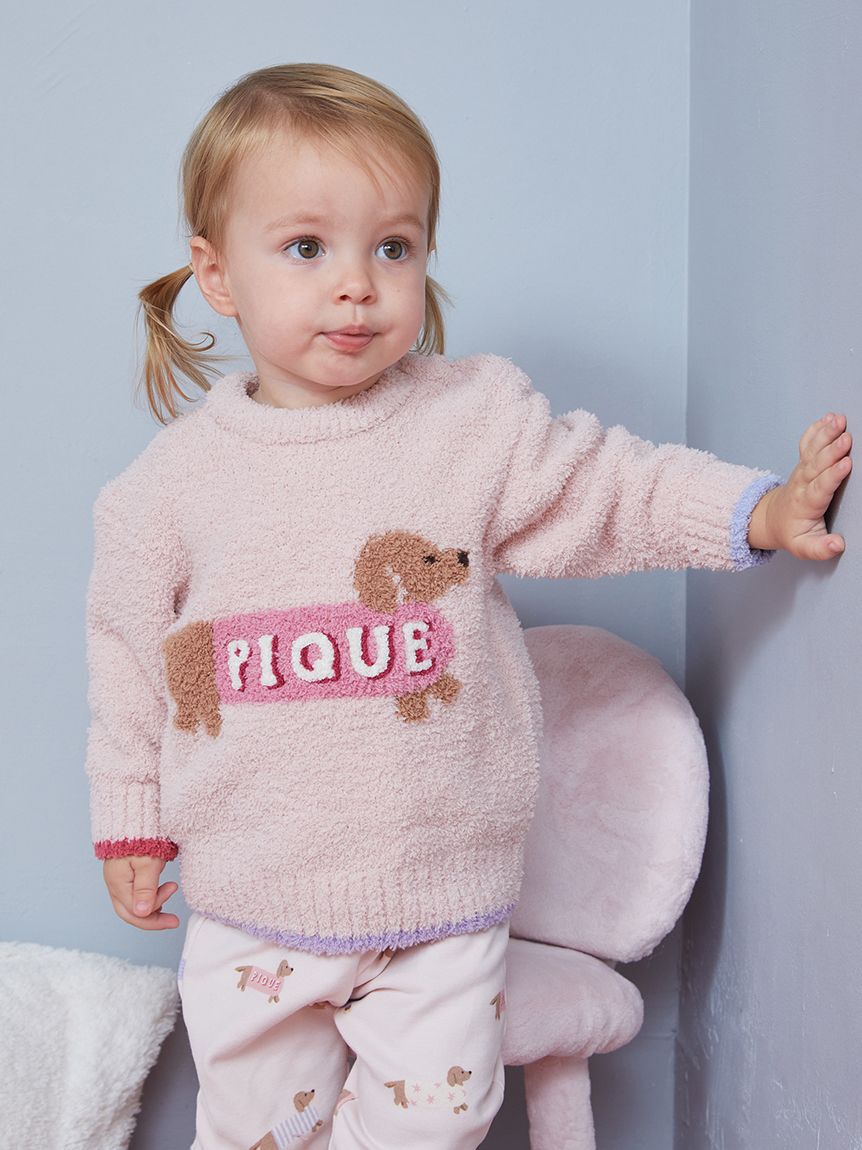 GELATO PIQUE KIDS & BABY「【BABY】ベビモコダックスフンドジャガードプルオーバー」|その他ベビーウェア|