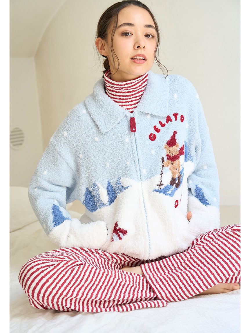 HOLIDAY】スキーベアジャガードカーディガン（gelato pique）｜ルミネ