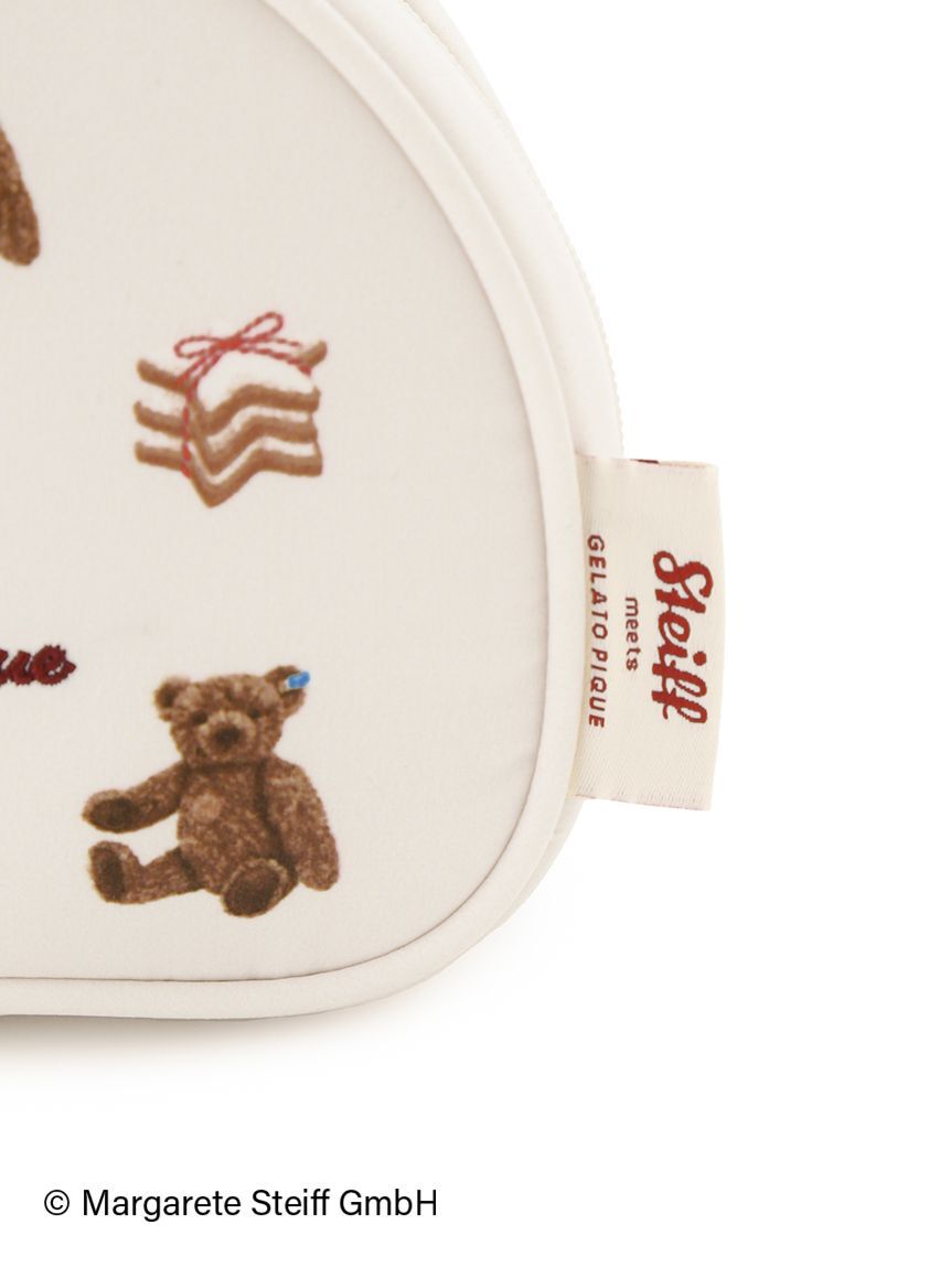 gelato pique「【Steiff】総柄ポーチ」|ポーチ|