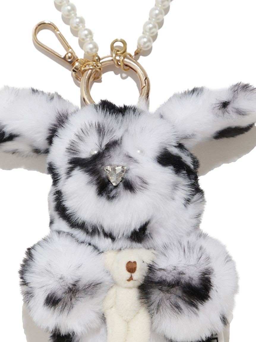 SNIDEL「モッフィーハグフレンドチャーム」|キーケース|