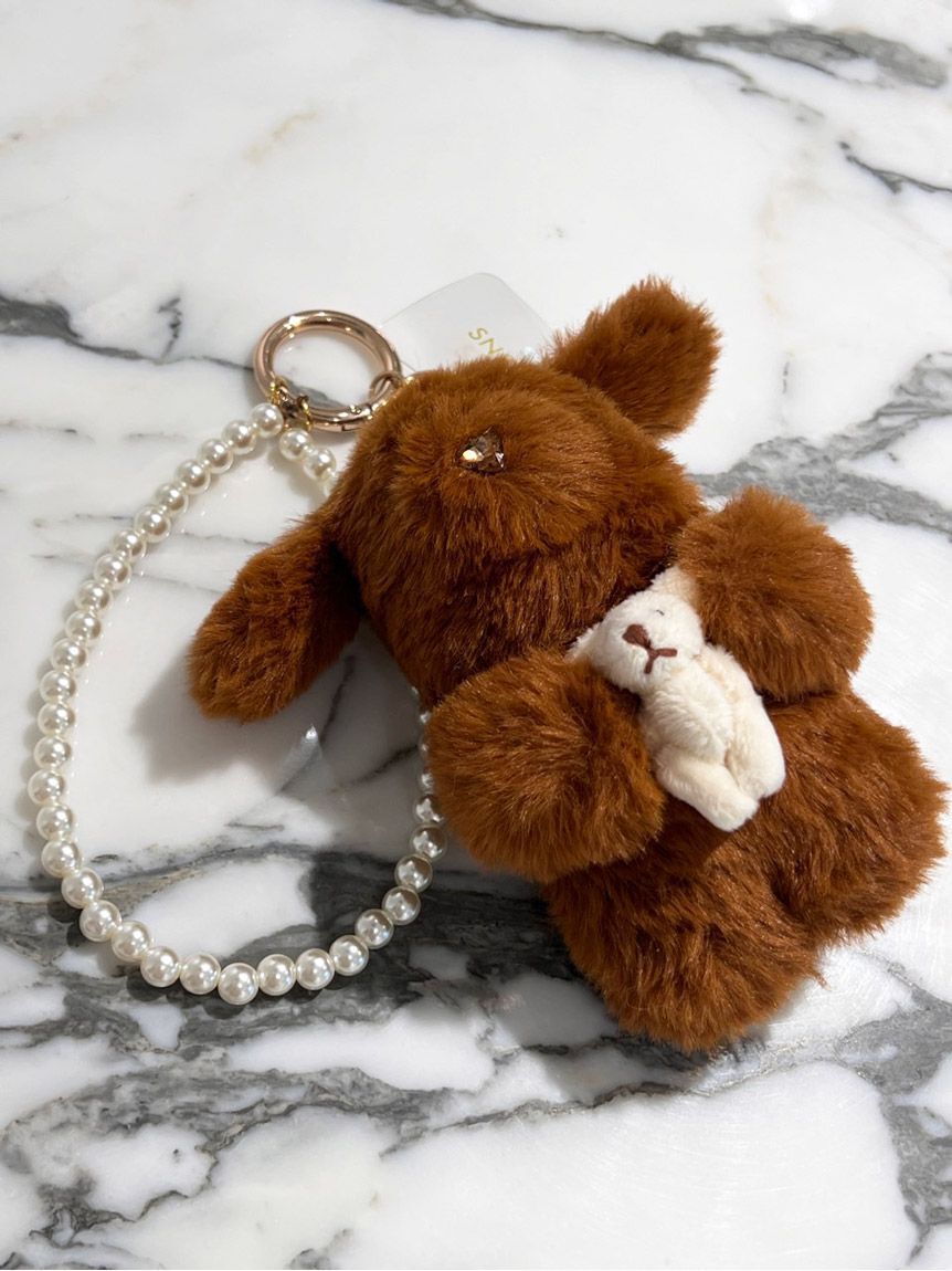 SNIDEL「モッフィーハグフレンドチャーム」|キーケース|BRW