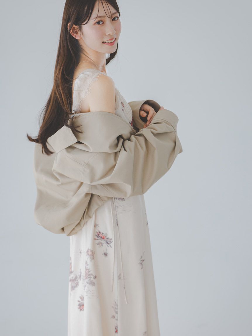 レーストリムプリントキャミワンピース（SNIDEL）｜ルミネの