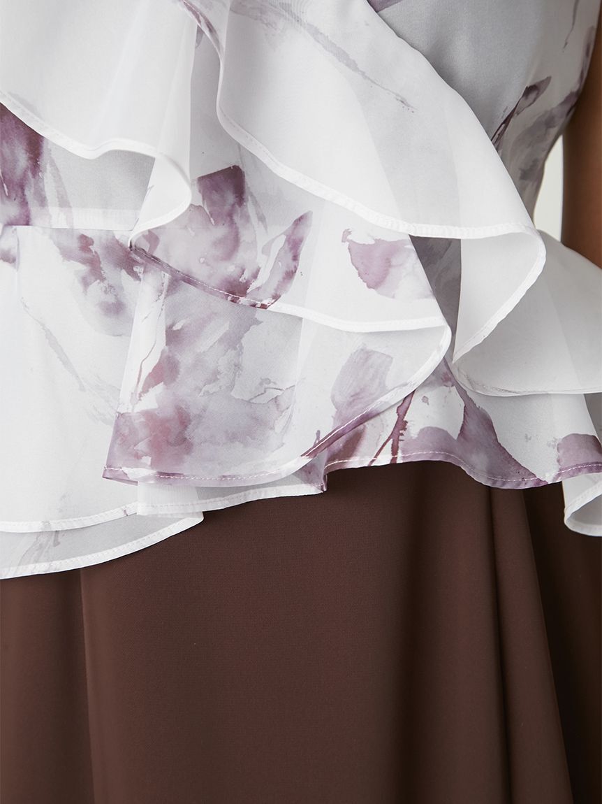 FRAY I.D「ラッフルブラウスセットドレス」|ドレス|