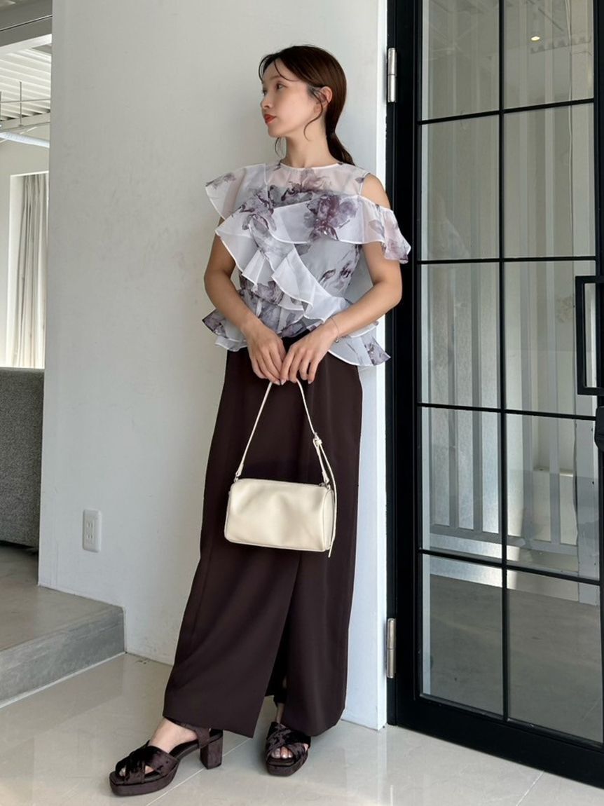 FRAY I.D「ラッフルブラウスセットドレス」|ドレス|