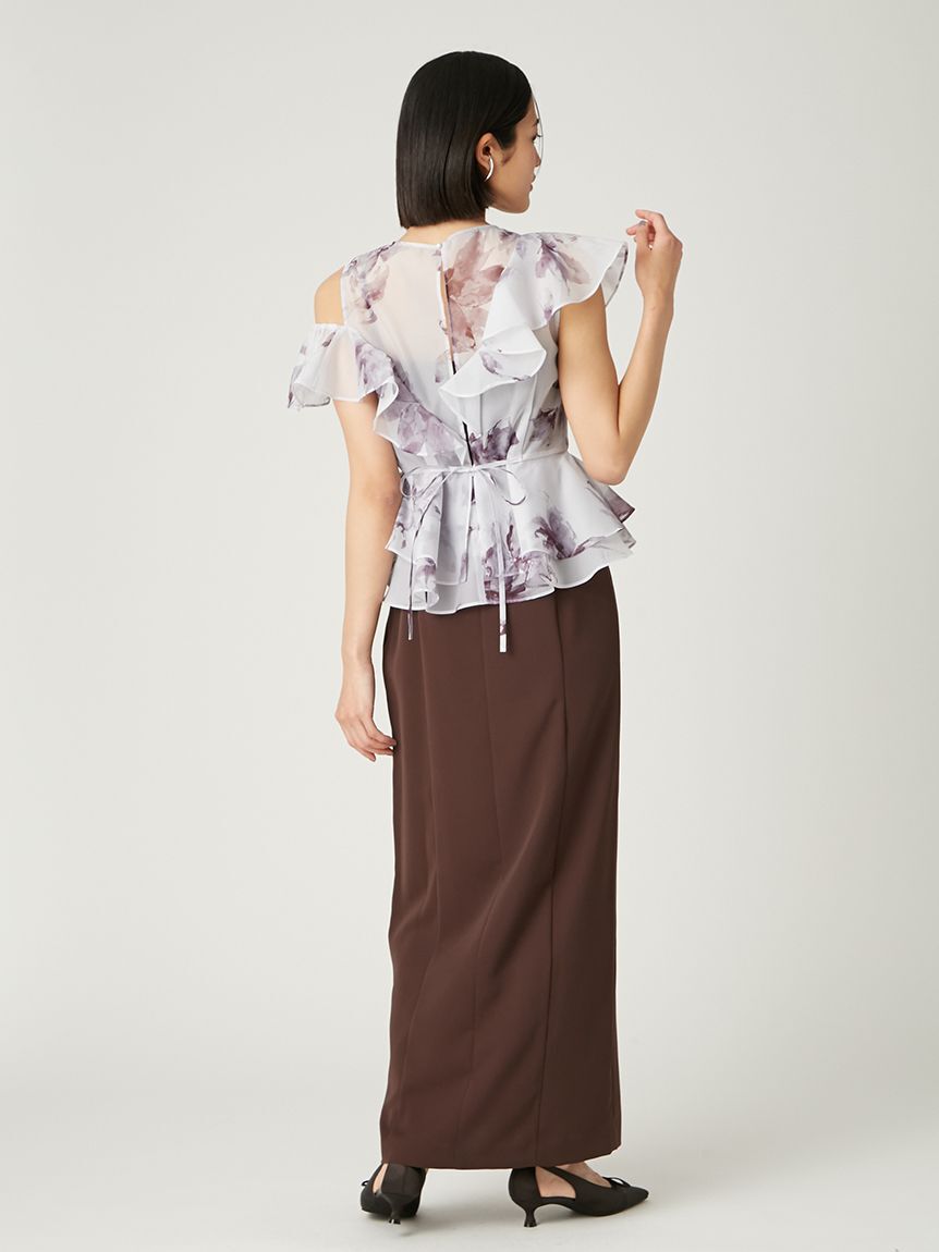 FRAY I.D「ラッフルブラウスセットドレス」|ドレス|