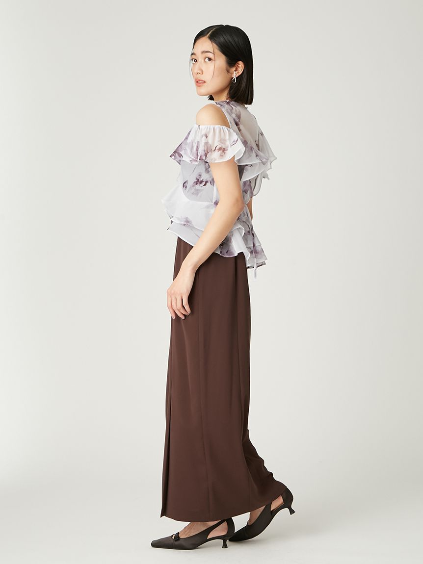 FRAY I.D「ラッフルブラウスセットドレス」|ドレス|