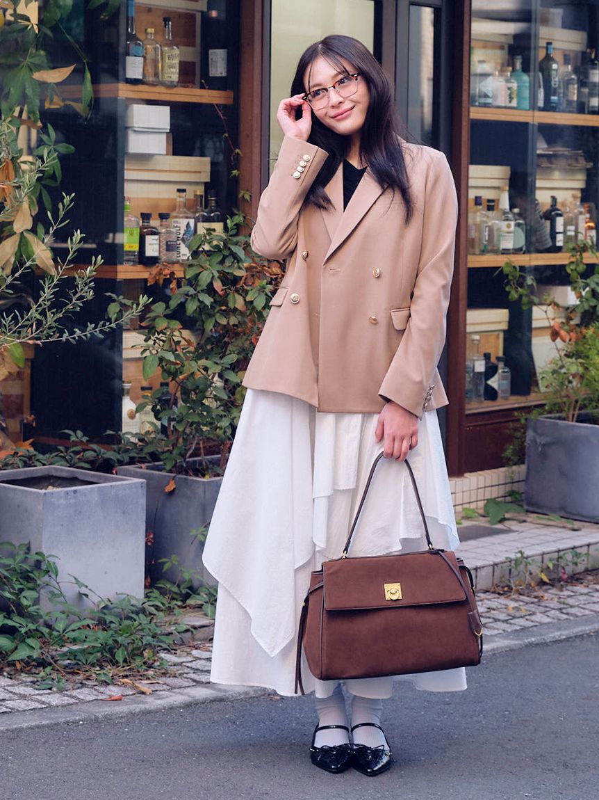 LILY BROWN「ダブルブレストジャケット」|テーラードジャケット|