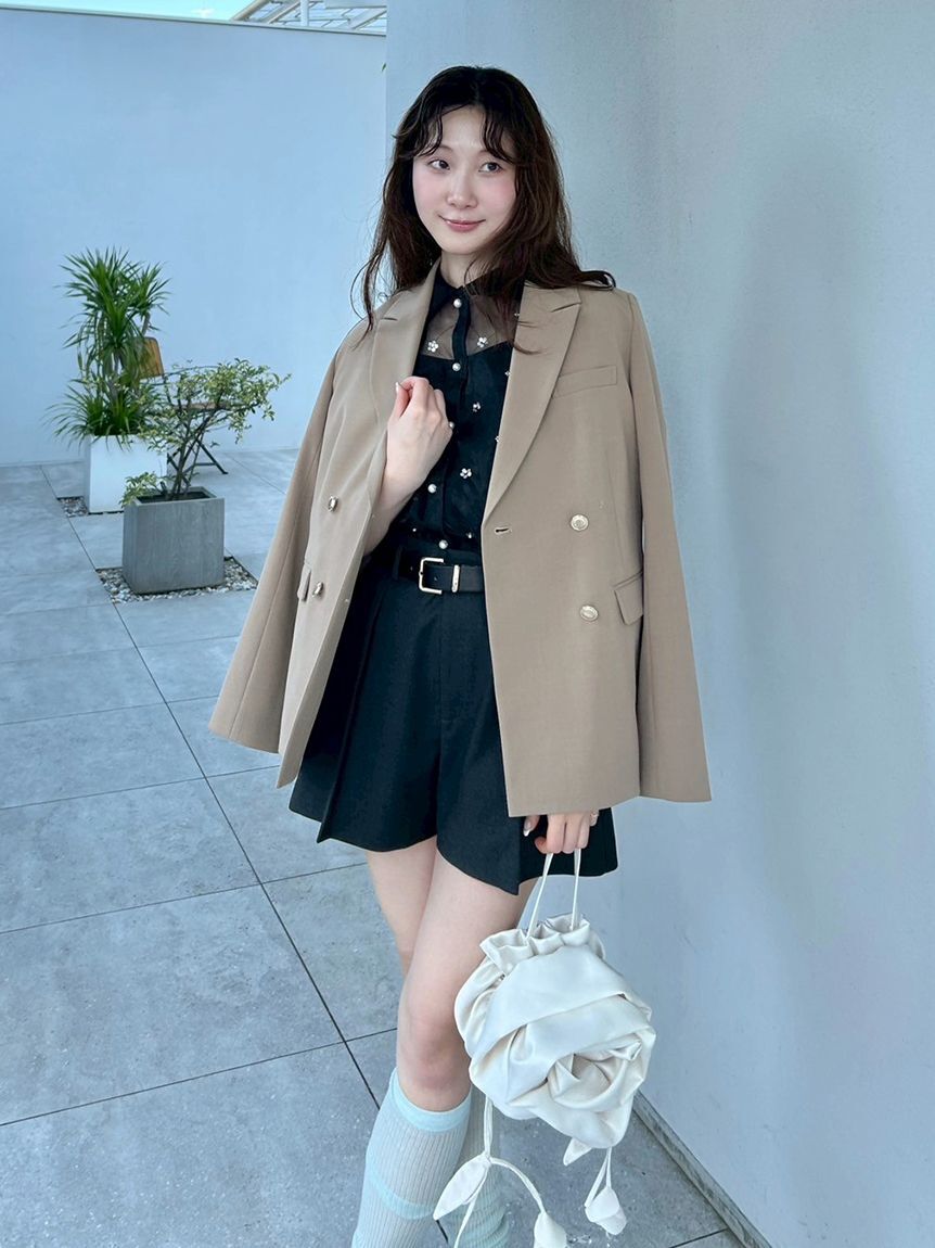 LILY BROWN「ダブルブレストジャケット」|テーラードジャケット|