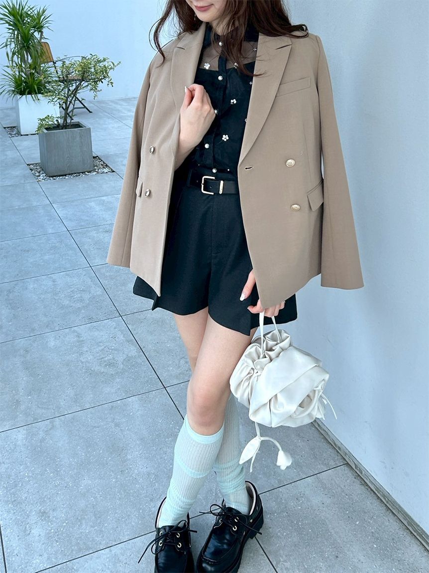 LILY BROWN「ダブルブレストジャケット」|テーラードジャケット|