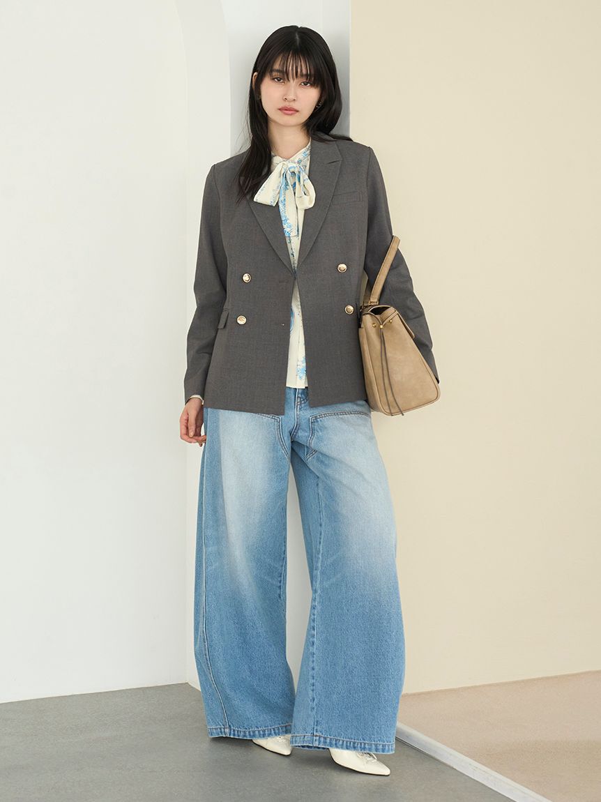 LILY BROWN「ダブルブレストジャケット」|テーラードジャケット|