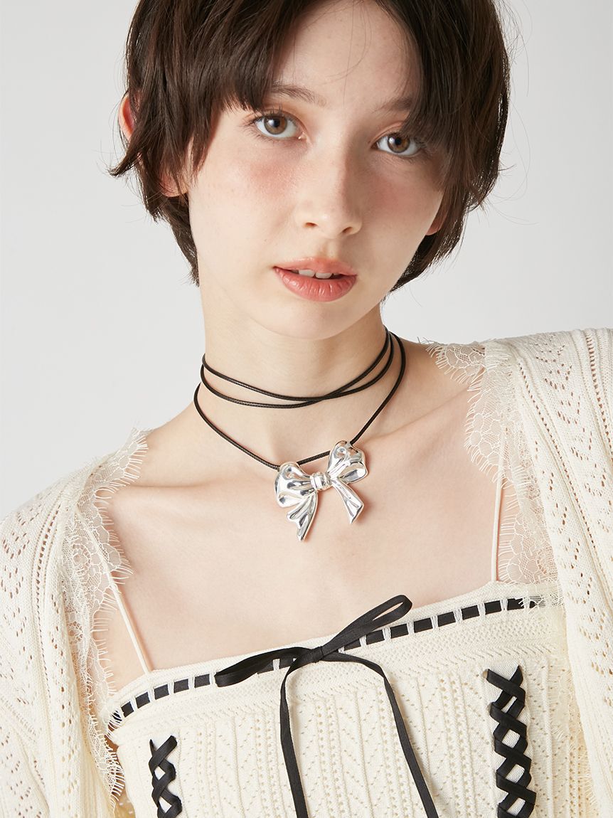 LILY BROWN「バリエーションメタルチョーカー」|ネックレス|