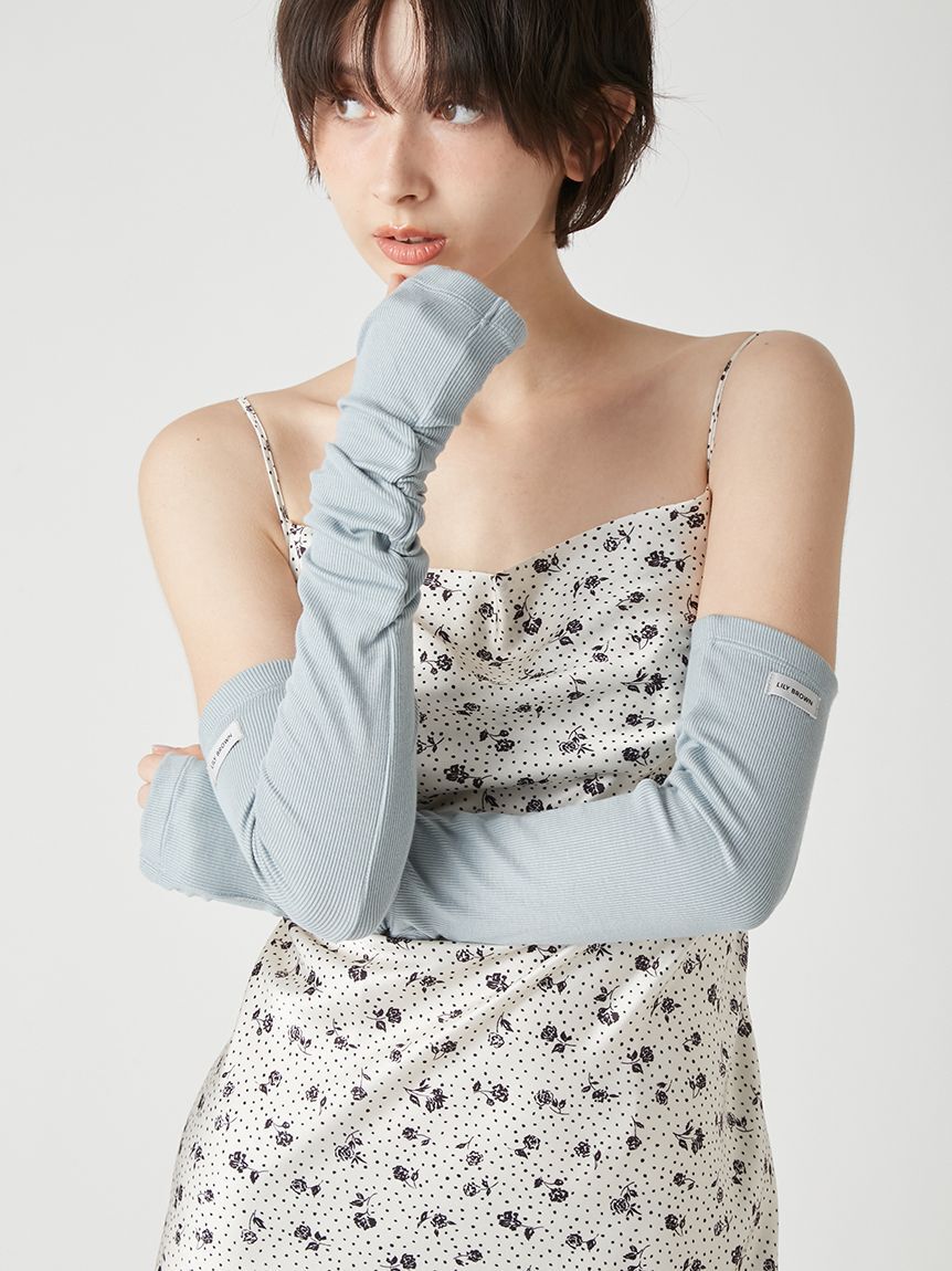 LILY BROWN「UVカットアームカバー」|手袋|