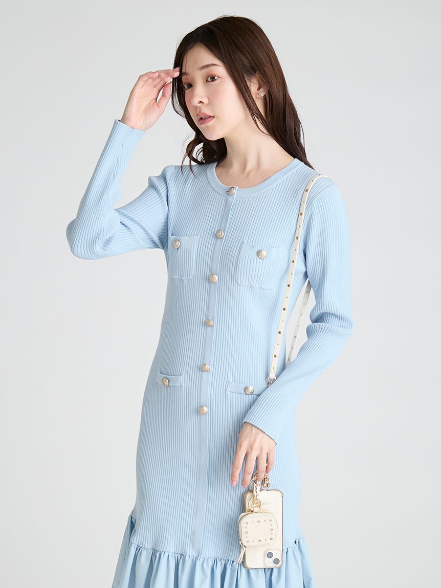 CELFORD「【リュタン】ビジュースタッズマルチポーチカスタムチャーム」|キーケース|