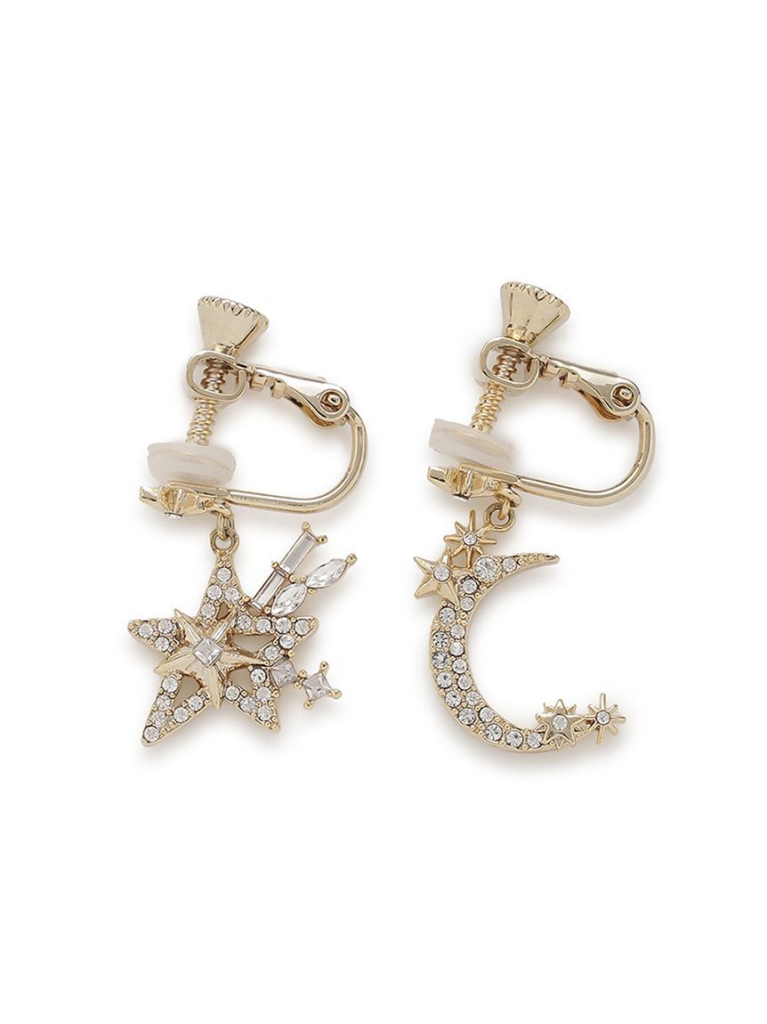 CELFORD「【YUMI KATSURA for CELFORD】コラボスターリービジューイヤリング」|イヤリング|GLD