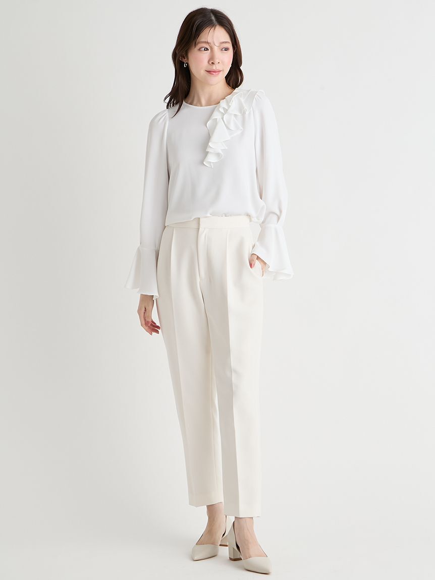 CELFORD「【洗える】テーパードパンツ」|チノ|IVR