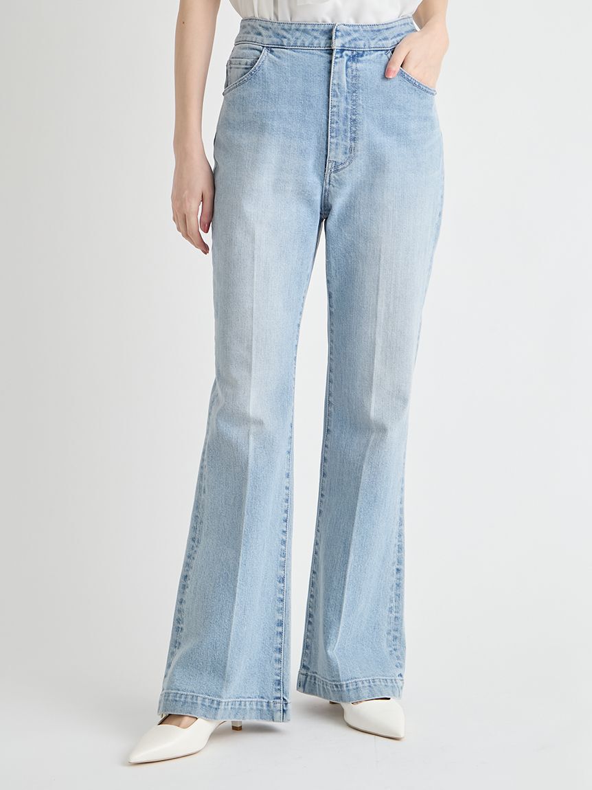 CELFORD「ハイウエストフレアデニムパンツ」|デニム|