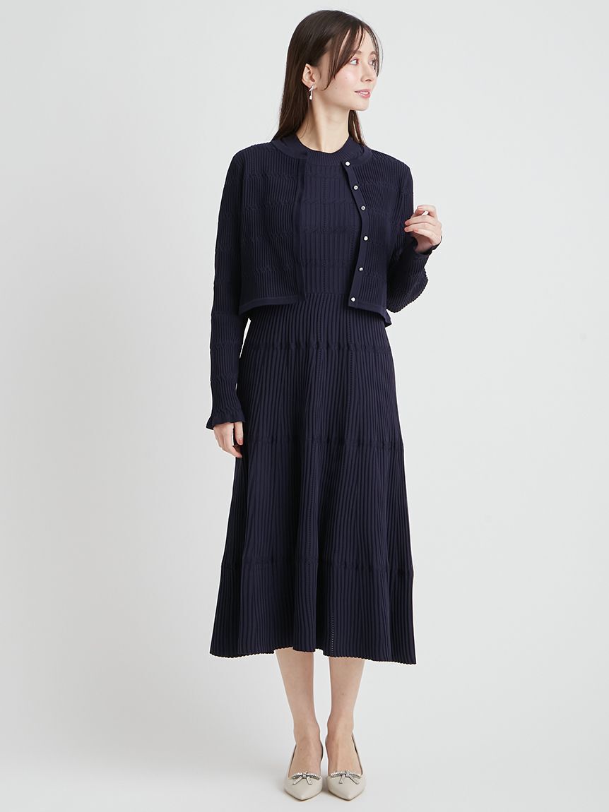 CELFORD「【洗える】ディフォメーションワンピース」|ワンピース|