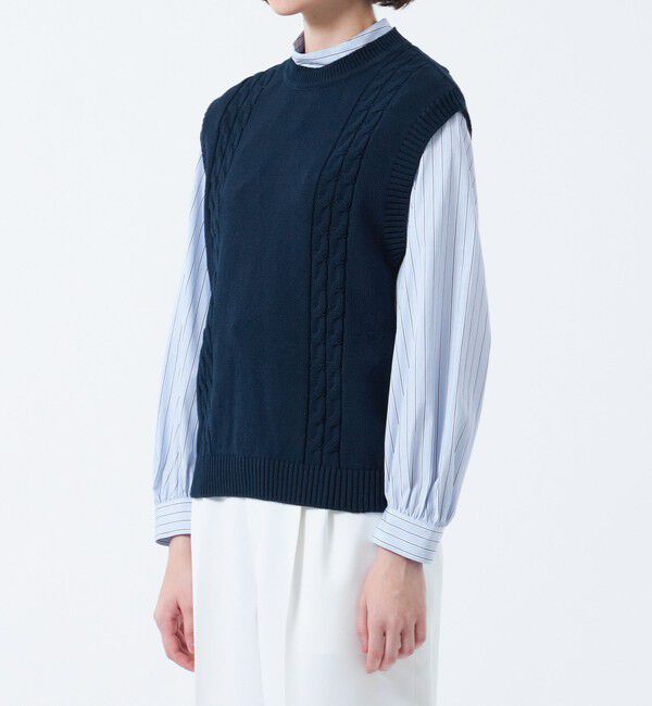 MACKINTOSH PHILOSOPHY「ケーブルベスト」|ニット・セーター|