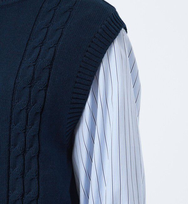 MACKINTOSH PHILOSOPHY「ケーブルベスト」|ニット・セーター|