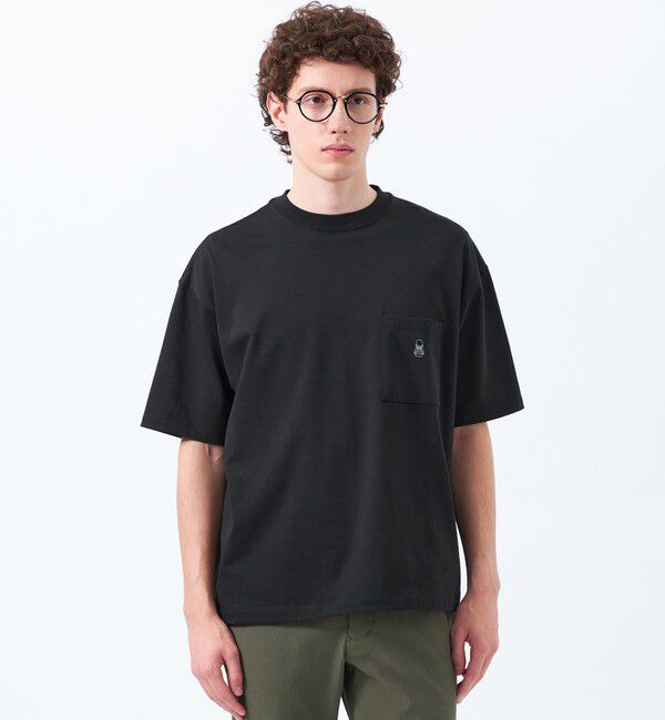 MACKINTOSH PHILOSOPHY「バッキンガムベア 度詰め天竺 スピンドルTシャツ」|Tシャツ・カットソー|ブラック