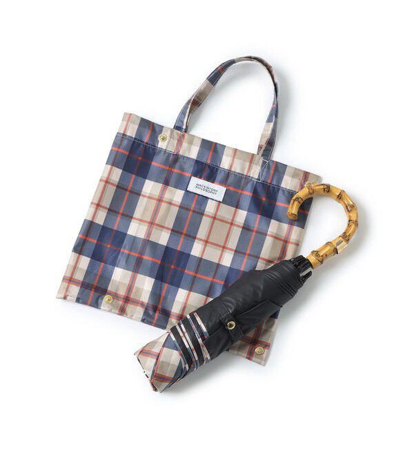 MACKINTOSH PHILOSOPHY「ハウスチェックバンブーミニ傘」|傘|ベージュ