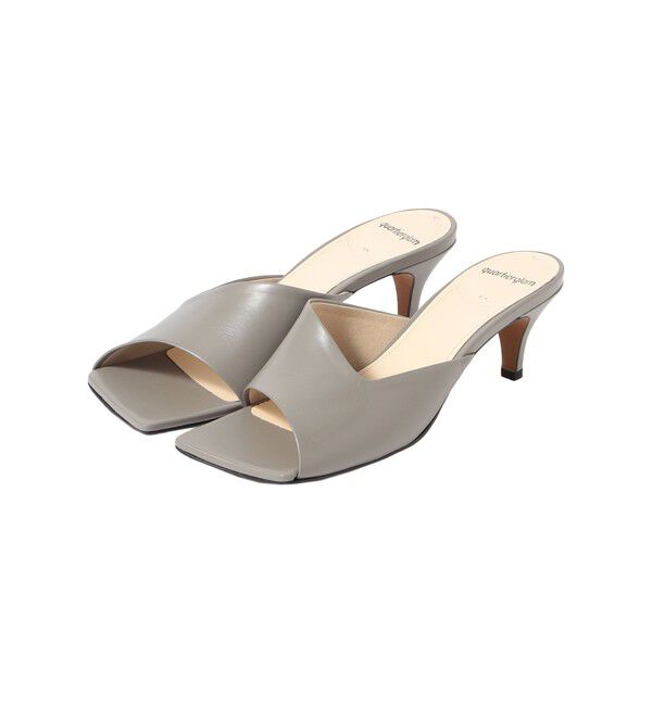  「【quartierglam】ミュール ASYMMETRY MULE 915321」|サンダル|グレー