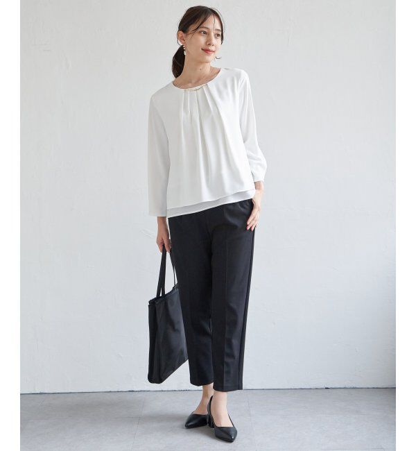 IKKA LOUNGE「チャームデザインブラウス」|シャツ・ブラウス|