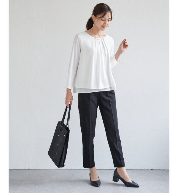 IKKA LOUNGE「チャームデザインブラウス」|シャツ・ブラウス|