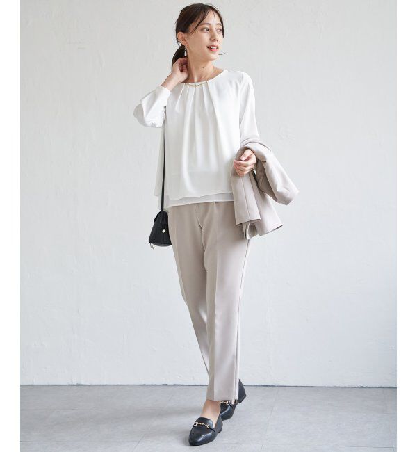 IKKA LOUNGE「チャームデザインブラウス」|シャツ・ブラウス|