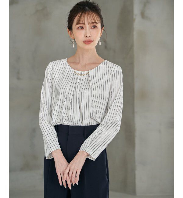 IKKA LOUNGE「チャームデザインブラウス」|シャツ・ブラウス|