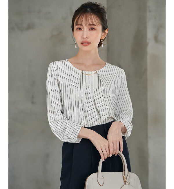 IKKA LOUNGE「チャームデザインブラウス」|シャツ・ブラウス|