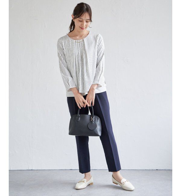 IKKA LOUNGE「チャームデザインブラウス」|シャツ・ブラウス|