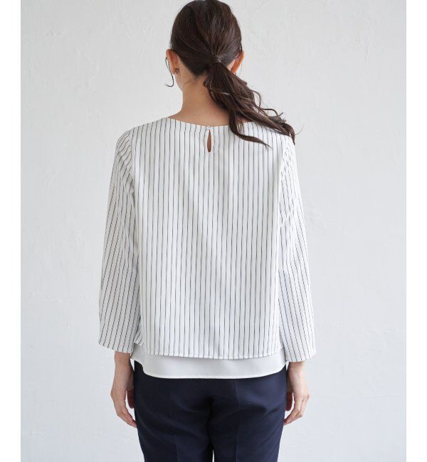 IKKA LOUNGE「チャームデザインブラウス」|シャツ・ブラウス|