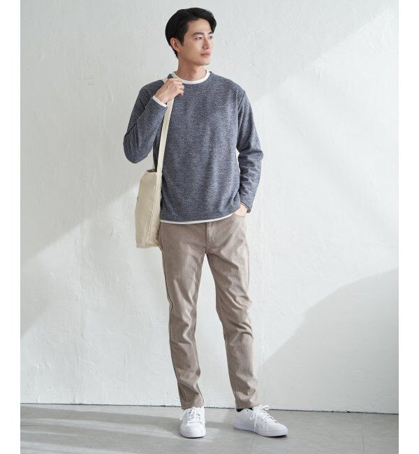 ikka「メランジ裏起毛インナーセット」|パーカー|