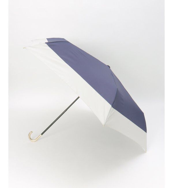 Lbc with Life「Wpc. 切り継ぎプレーンミニ 折りたたみ傘」|傘|ネイビー